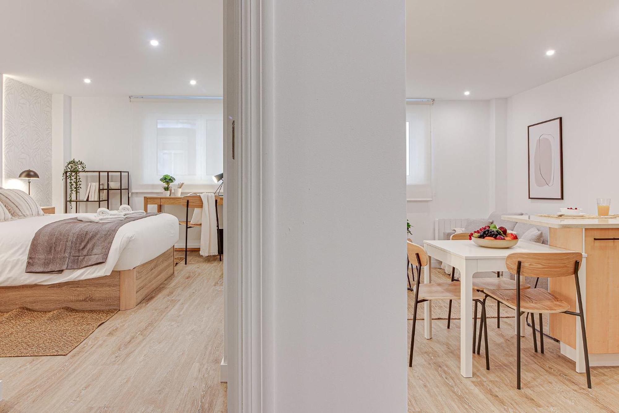 Diseno A Coruna Con Garaje Gratis By Theblueapartments Com Exterior foto